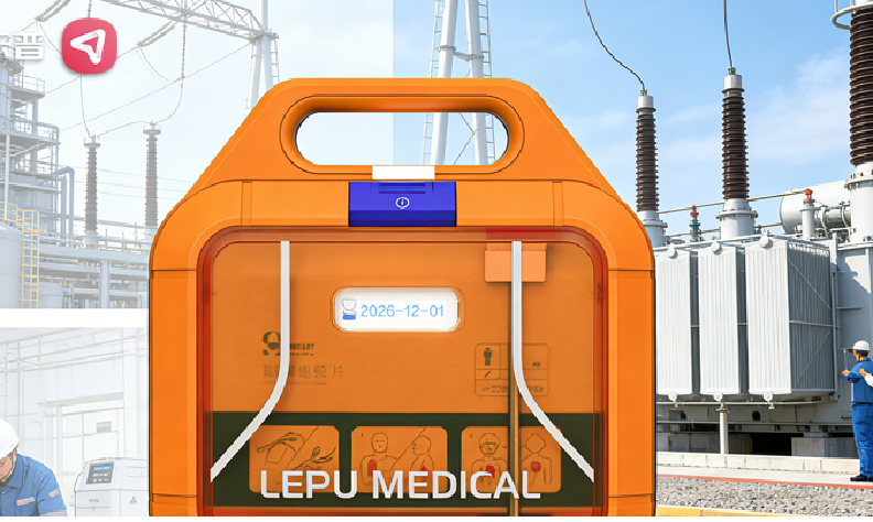 乐普AED亮相天津能源展会，一站式急救方案破解行业安全痛点